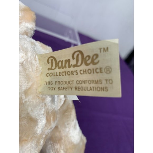 Dan Dee World's Greatest Mom Cream Bear Blue hat and Scarf - Picture 8 of 12